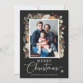 ボホ素朴クリスマス シーズンカード (正面)