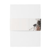 ボホ素朴ゴシックRust Black Botanical 結婚's 招待状ベリーバンド (裏面例)