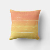 ボホ素朴サマーカジュアルイエローピーチパターン クッション (裏面)