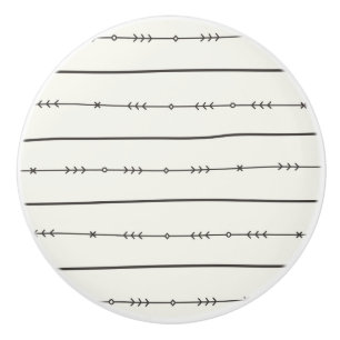 ボホ素朴シックトレンディーアモダンローアイボリー セラミックノブ