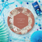 ボホ素朴シックパーソナライズされた ペーパープレート (パーティー)