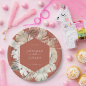 ボホ素朴シックパーソナライズされた ペーパープレート (パーティー)