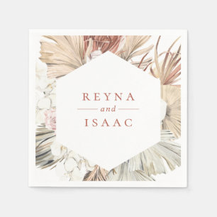 ボホ素朴シック紙ナパーソナライズされたプキンス スタンダードカクテルナプキン