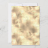 ボホ素朴シナモンバラフローラ結婚ズ セーブザデート (裏面)