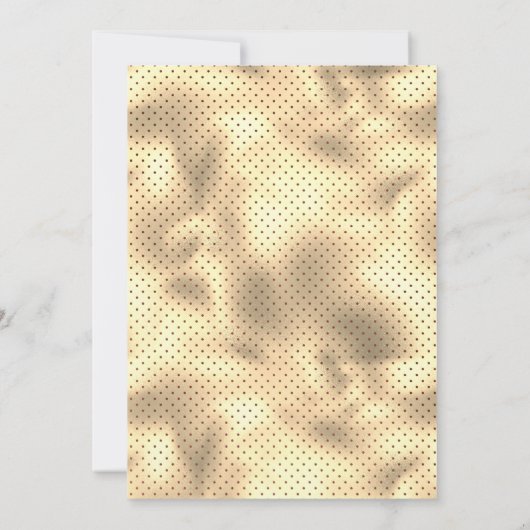 ボホ素朴シナモンバラフローラ結婚ズ セーブザデート (裏面)