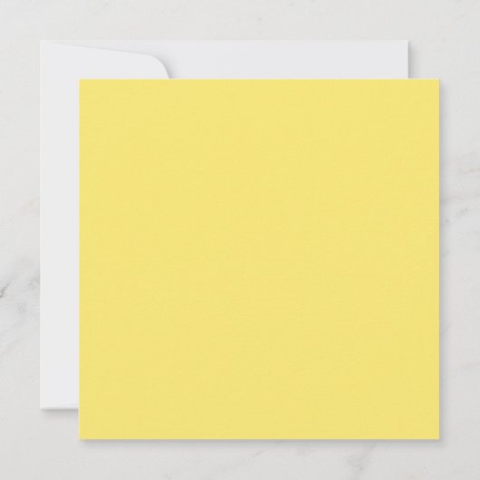 ボホ素朴ダッフォディル70th誕生日ディナーパーティー 招待状 (裏面)