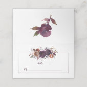 ボホ素朴ナス紫バターラム座席表 プレイスカード (外部開封)