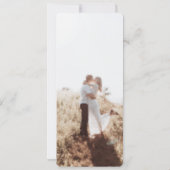 ボホ素朴バーン結婚式 プログラムと写真 (裏面)