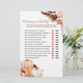 ボホ素朴パンプキンママまたはダディーゲーム (スタンド正面)