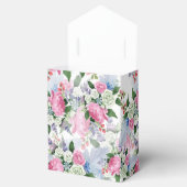 ボホ素朴ピンク薄紫水彩花結婚類 フェイバーボックス (オープン)