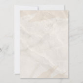 ボホ素朴フェザー結婚式招待状 招待状 (裏面)