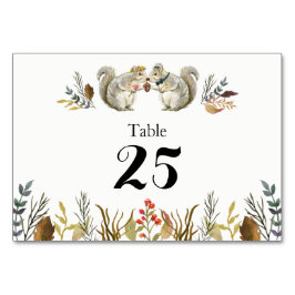 ボホ素朴フォレストリス水の色結婚の テーブルナンバー