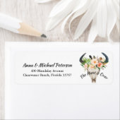 ボホ素朴フローラアンテロープ狩りはオーバー結婚ズ ラベル (インサイチュ)