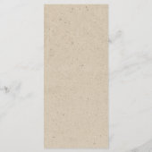 ボホ素朴フローラクラフト結婚ズ メニュー (裏面)