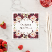 ボホ素朴フローラシャビーシックバラ紙ナプキン スタンダードカクテルナプキン (インサイチュ)