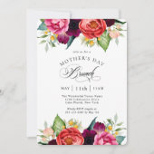 ボホ素朴フローラマザーズ昼ブランチ 招待状 (正面)