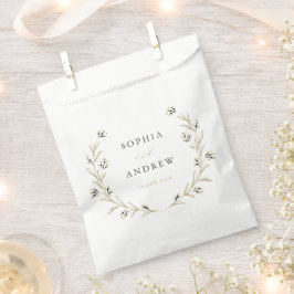 ボホ素朴フローラ県のウェディング感謝していユー フェイバーバッグ