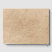 ボホ素朴フローラ結婚ズゲストブック ゲストブック (裏面)