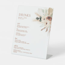 ボホ素朴フローラ結婚ズ飲料バーサインMAEVE