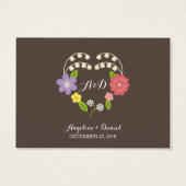 ボホ素朴フローラ結婚リース (裏面)