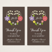 ボホ素朴フローラ結婚リース (正面&裏面)