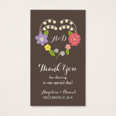 ボホ素朴フローラ結婚リース (裏面)