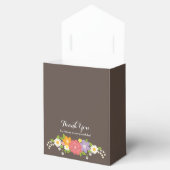 ボホ素朴フローラ結婚リース フェイバーボックス (オープン)