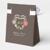 ボホ素朴フローラ結婚リース フェイバーボックス (裏面サイド)