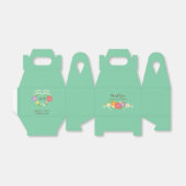 ボホ素朴フローラ結婚リース（ミント） フェイバーボックス (折り畳みなし)