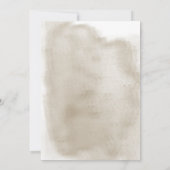 ボホ素朴ブーケモダンブライダルシャワー招待状 招待状 (裏面)