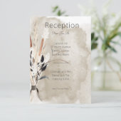 ボホ素朴ブーケモダン披露宴 エンクロージャーカード (スタンド正面)