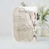 ボホ素朴ブーケモダン詳細 出欠カード (スタンド正面)