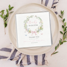 ボホ素朴ベビーイン開花ピンクボウベイビーシャワー