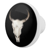 ボホ素朴ボヘミアンカウブルウエスタンカントリー セラミックノブ (右)