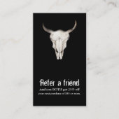 ボホ素朴ボヘミアン牛の牛の友人を参照 紹介カード (正面)