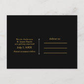 ボホ素朴ボヘミアン牛ブル日付を保存 案内ポストカード (裏面)