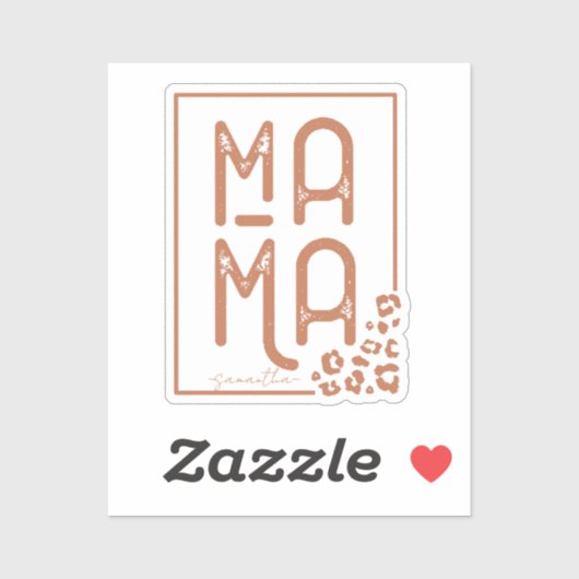 ボホ素朴ママ シール (シート)