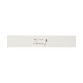 ボホ素朴マルサラクリームフローラ 招待状ベリーバンド (フラット)