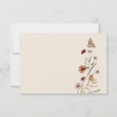 ボホ素朴ミールRSVPカード 出欠カード (裏面)