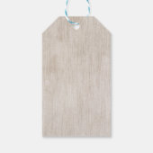 ボホ素朴メッセージカードブライダルシャワーサンキューラベル ギフトタグ (裏面)