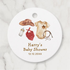 ボホ素朴モダン西カウボーイ赤ちゃん フェイバータグ