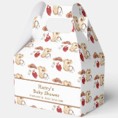 ボホ素朴モダン西カウボーイ赤ちゃん フェイバーボックス (正面)