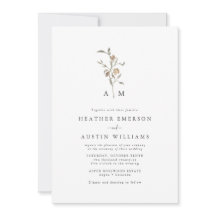 ボホ素朴モノグラム結婚ズ