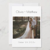 ボホ素朴ユ結婚ーカリプトゥスエレガントな結婚式 招待状 (裏面)