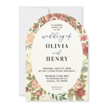 ボホ素朴レッドローズフローラ結婚ズ