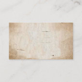 ボホ素朴ワイルドウエストベビーガールシャワーおむつ エンクロージャーカード (裏面)