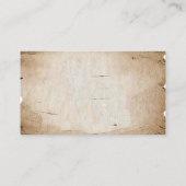 ボホ素朴ワイルドウエストベビーガールシャワーブック エンクロージャーカード (裏面)