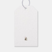 ボホ素朴ワイルドフラワーカッパ結婚ーズ ギフトタグ (裏面)