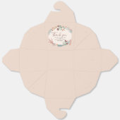 ボホ素朴ワイルドフラワーリース結婚ズ フェイバーボックス (見開き)