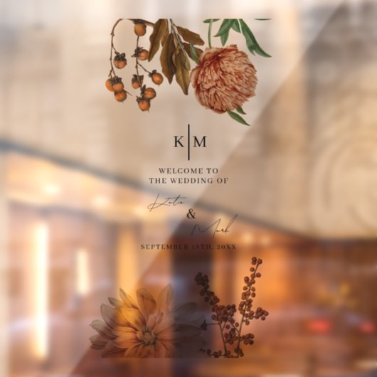 ボホ素朴ーへようこそ結婚我々のデカール ウィンドウサイン (シート2)